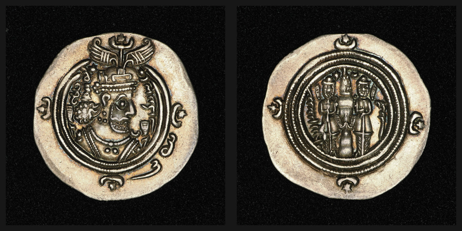 Khusro II Drachm