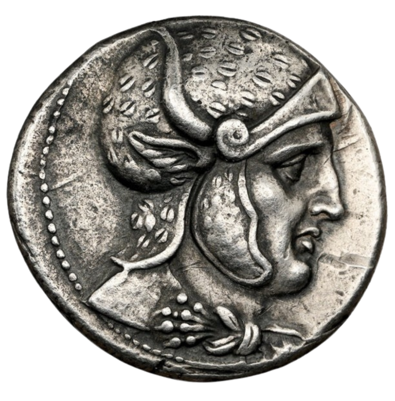 Ancient silver coin offered by Leo Numismatics